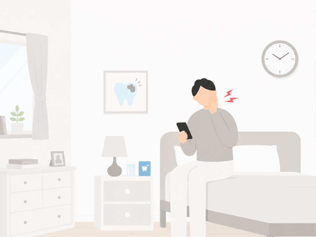 今予約できる医院でそのまま予約を完了された状況を表したイラスト