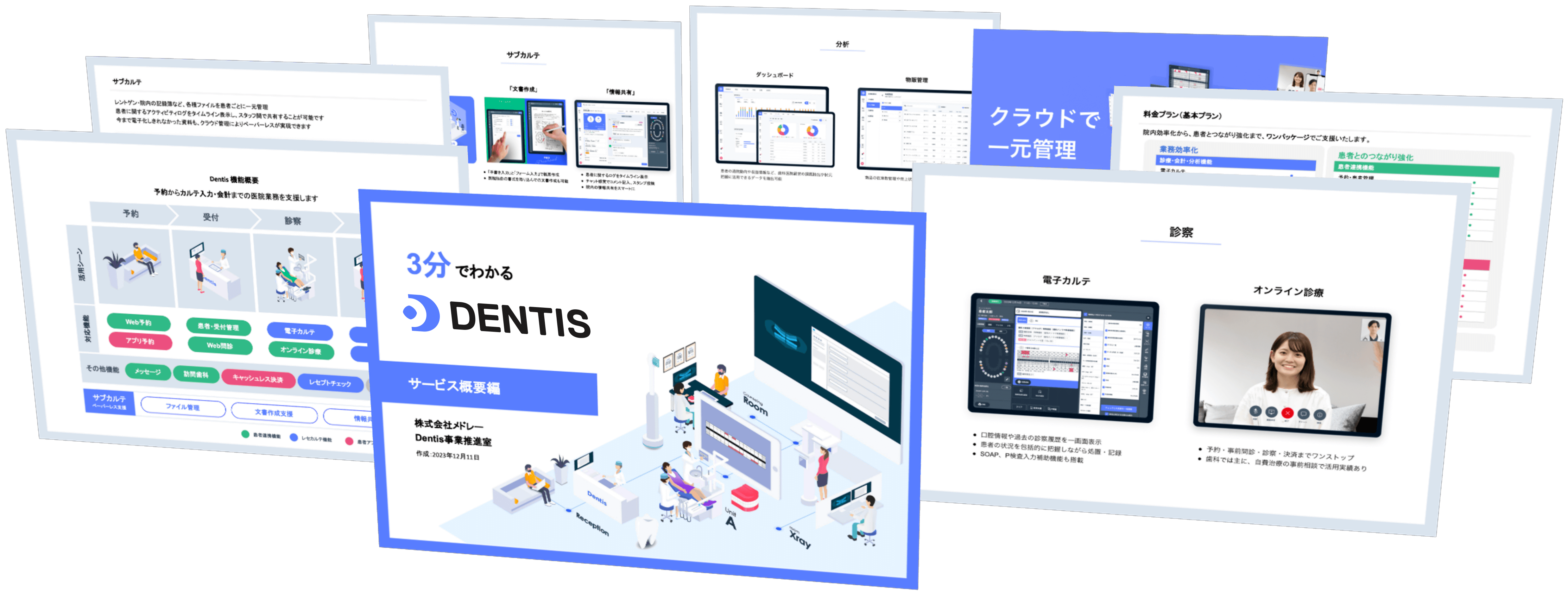 Dentisカルテ画面イメージ